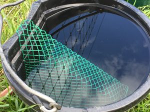 Wildlife Rescue Ramp in the bucket.