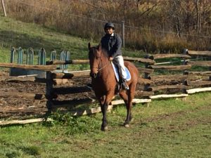 Rainie out on a test ride.